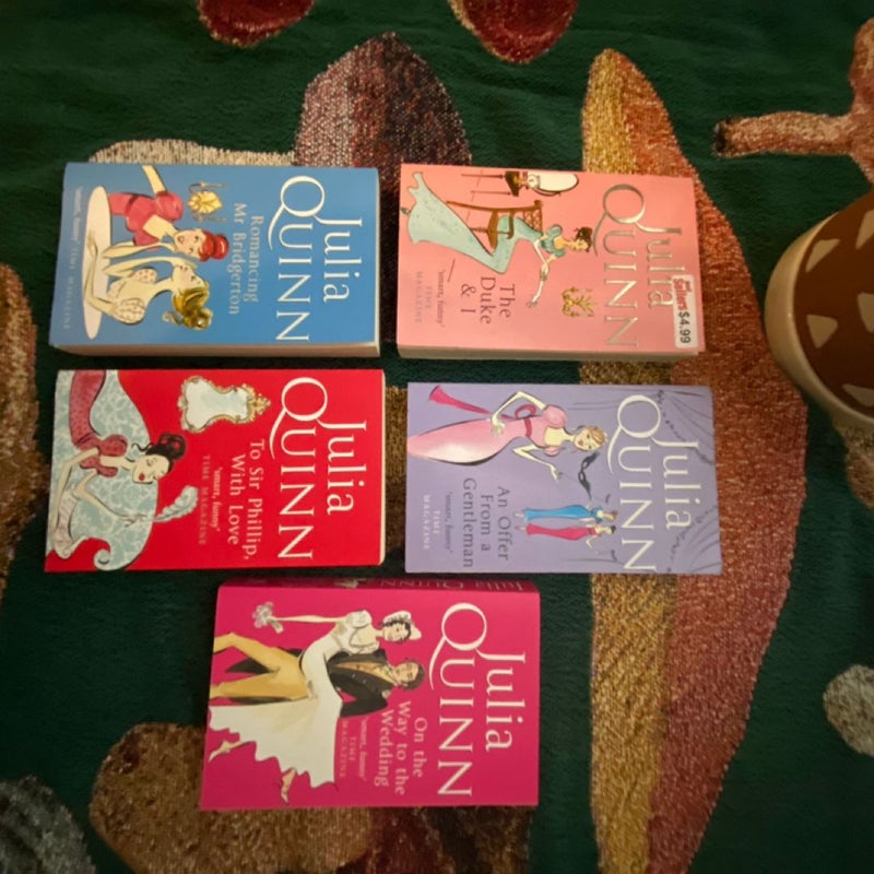 Rare Out of Print UK Bridgerton Lot