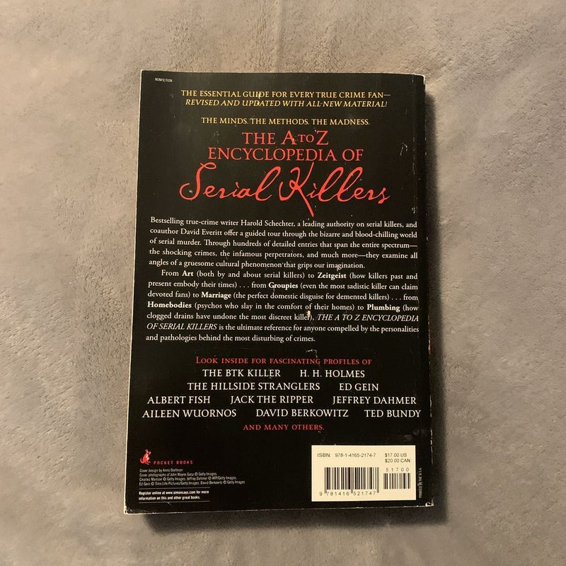 The a to Z Encyclopedia of Serial Killers by Harold