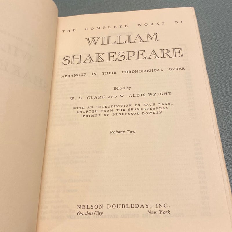 The complete works of William Shakespeare