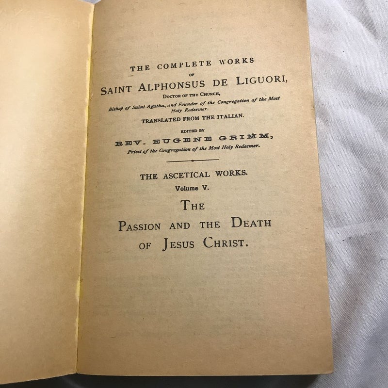 The Passion and the Death of Jesus Christ