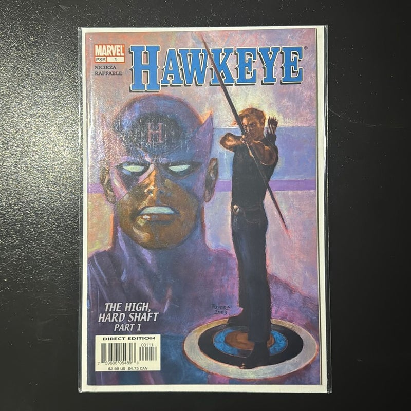 Hawkeye # 1 The High, Hard Shaft Part 1 Marvel Comics