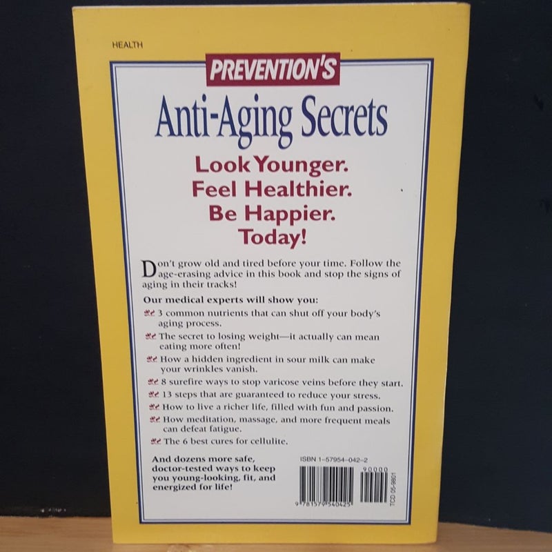 Prevention's Anti-Aging Secrets