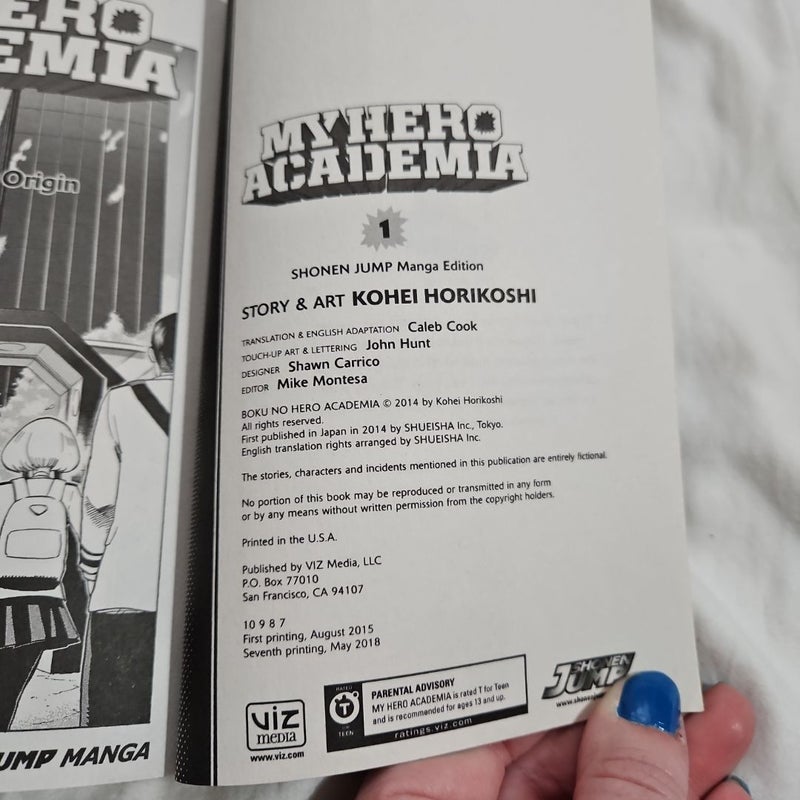 My Hero Academia, Vol. 1