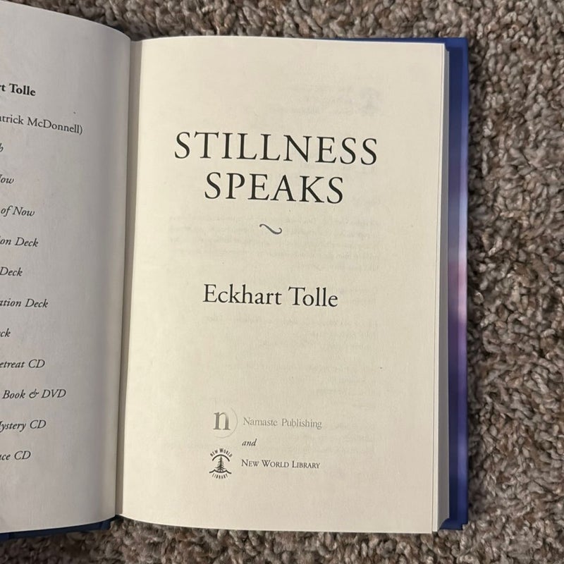 Stillness Speaks