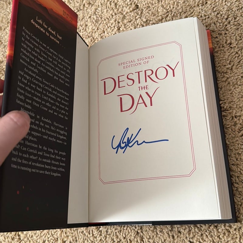 SIGNED Destroy the Day