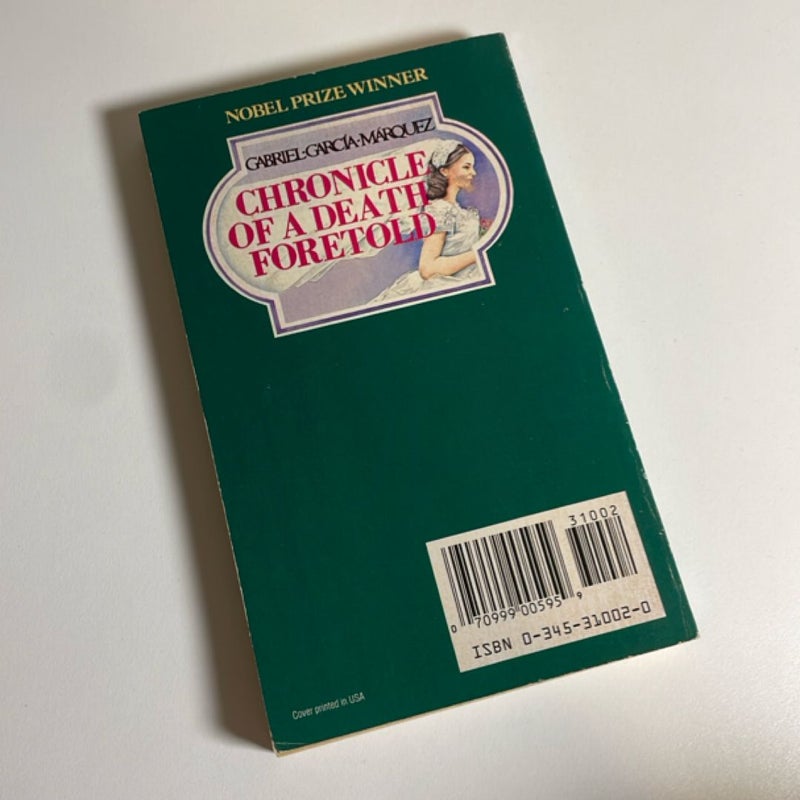 Chronicle of a Death Foretold