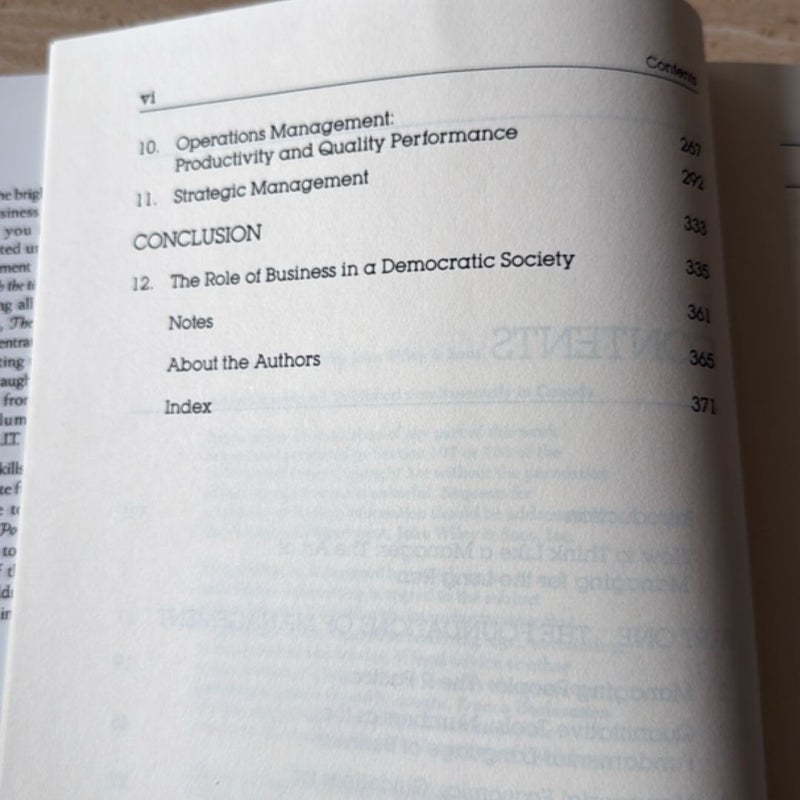 The Portable MBA