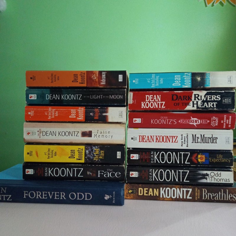 14 Dean Koontz novels