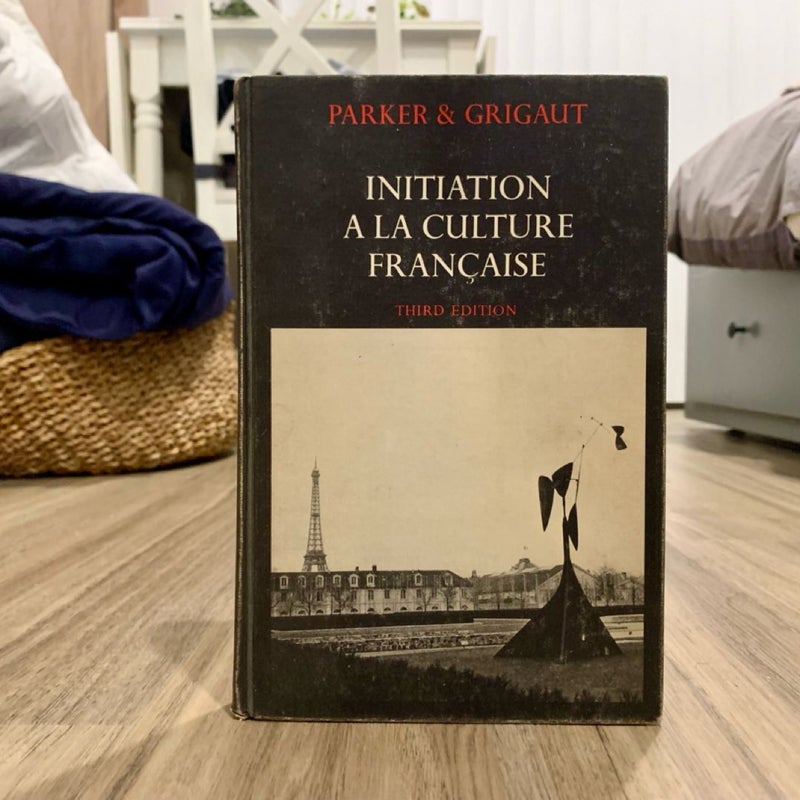 Initiation A La Culture Francaise