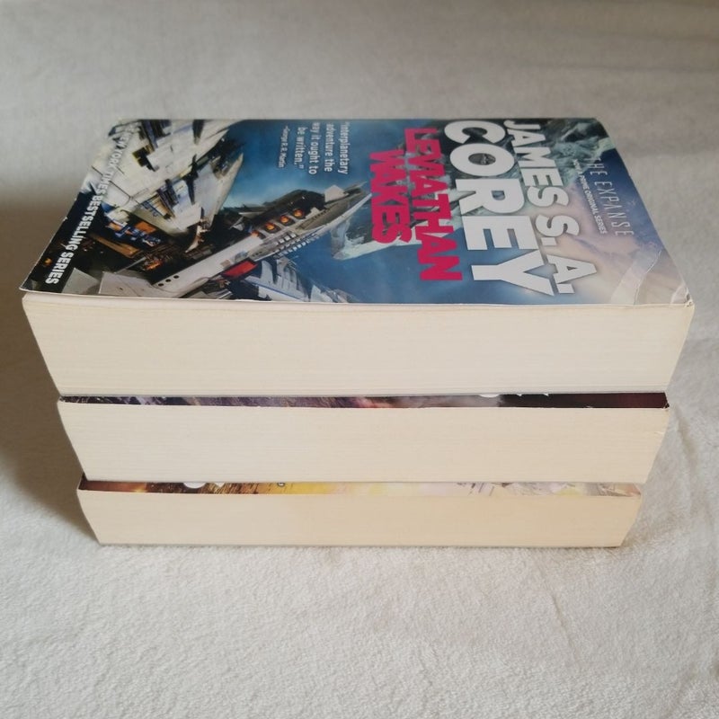 The Expanse 1-3 Leviathan Wakes, Caliban's War, Abaddon's Gate