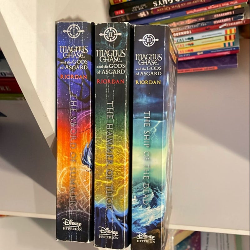 Magnus Chase books 1-3