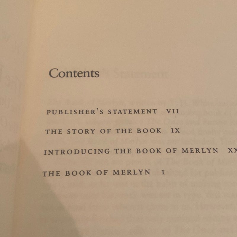 The book of Merlyn 