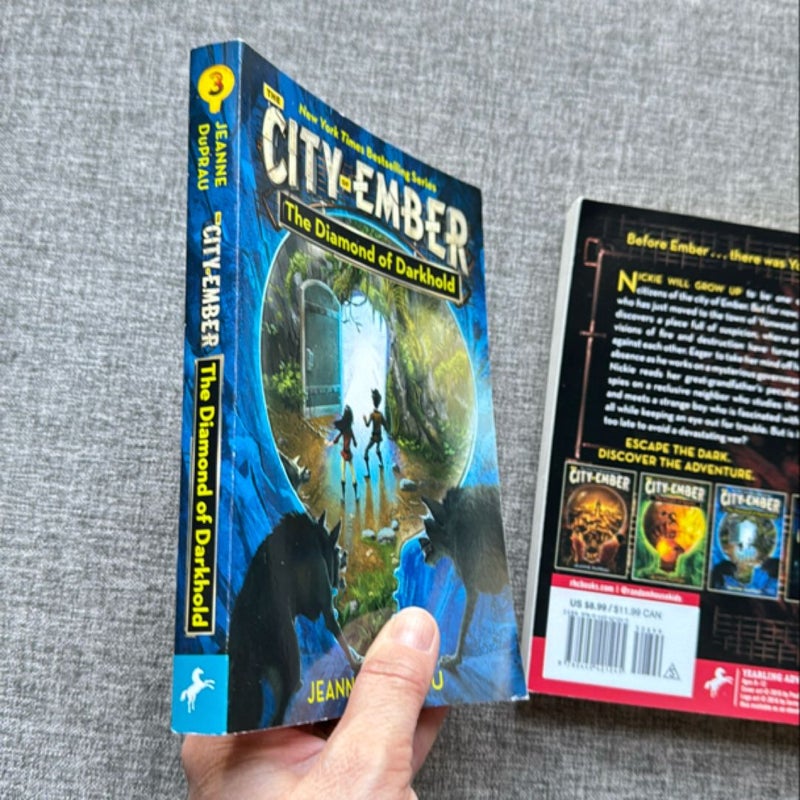 City of Ember (2 Books) The Diamond of Darkhold and The Prophet of Yonwood