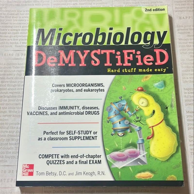 Microbiology DeMYSTiFieD, 2nd Edition