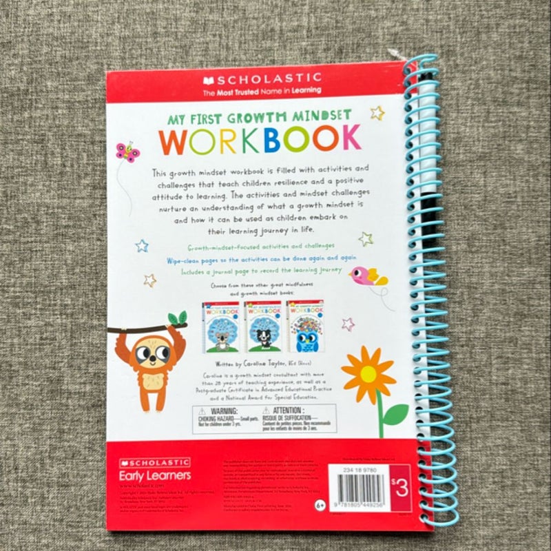 My First Growth Mindset Workbook