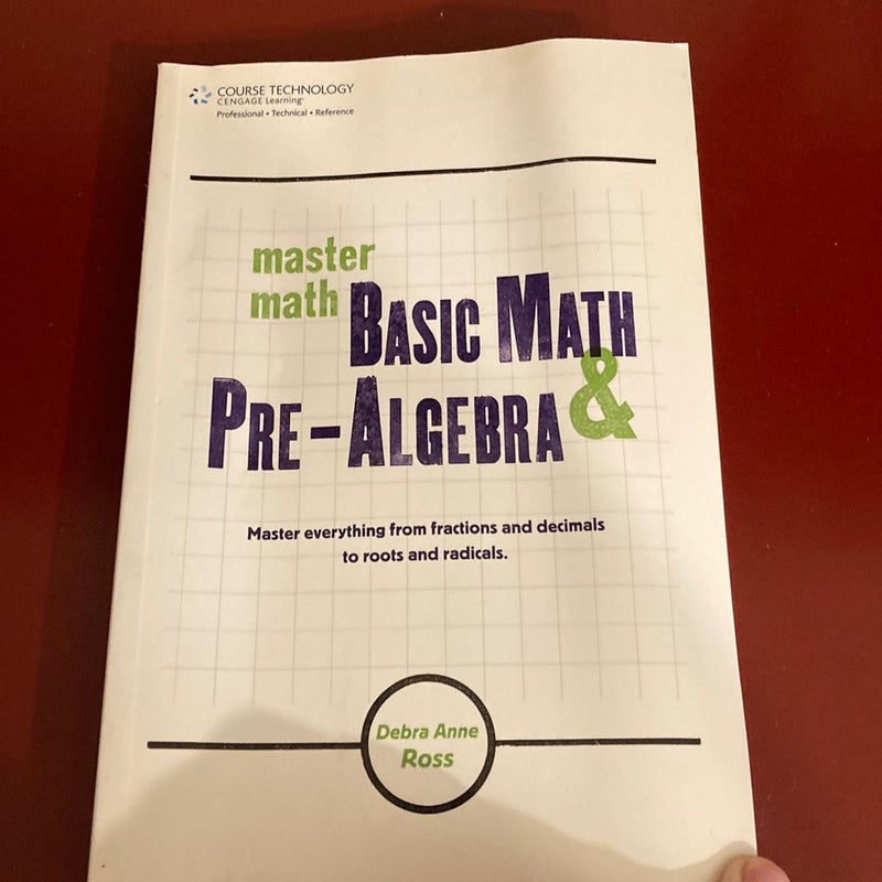 Master Math: Basic Math and Pre-Algebra