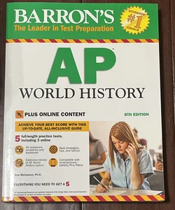 Barron’s AP World History 8th Edition — PRICE NEGOTIABLE