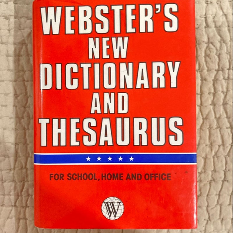 Webster's New Dictionary and Thesaurus