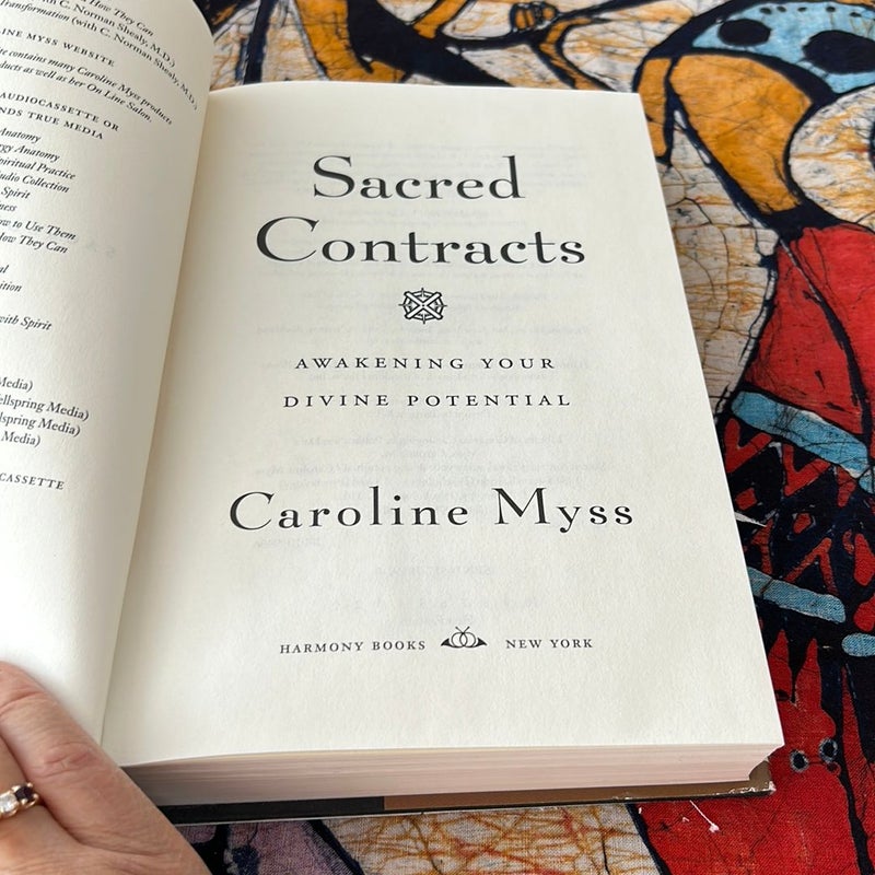 1st ed /1st * Sacred Contracts