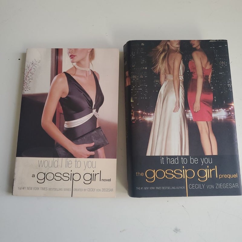 Gossip girl: book lot of 2