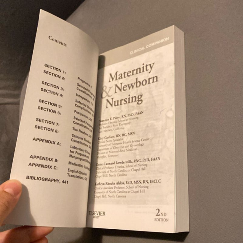 Clinical Companion for Maternity and Newborn Nursing
