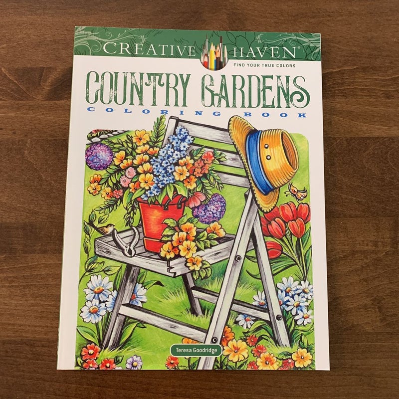 Creative Haven Country Gardens Coloring Book