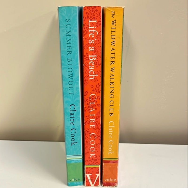 Claire Cook Paperback Set of 3
