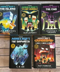 Minecraft 5 book bundle 
