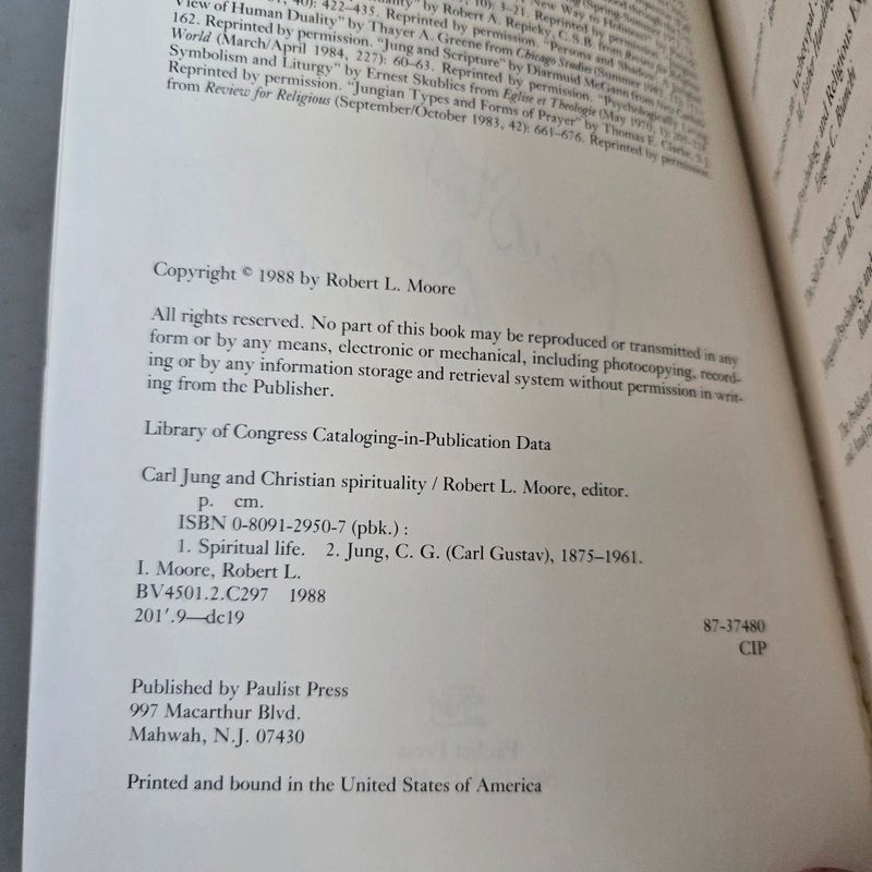 Carl Jung and Christian Spirituality