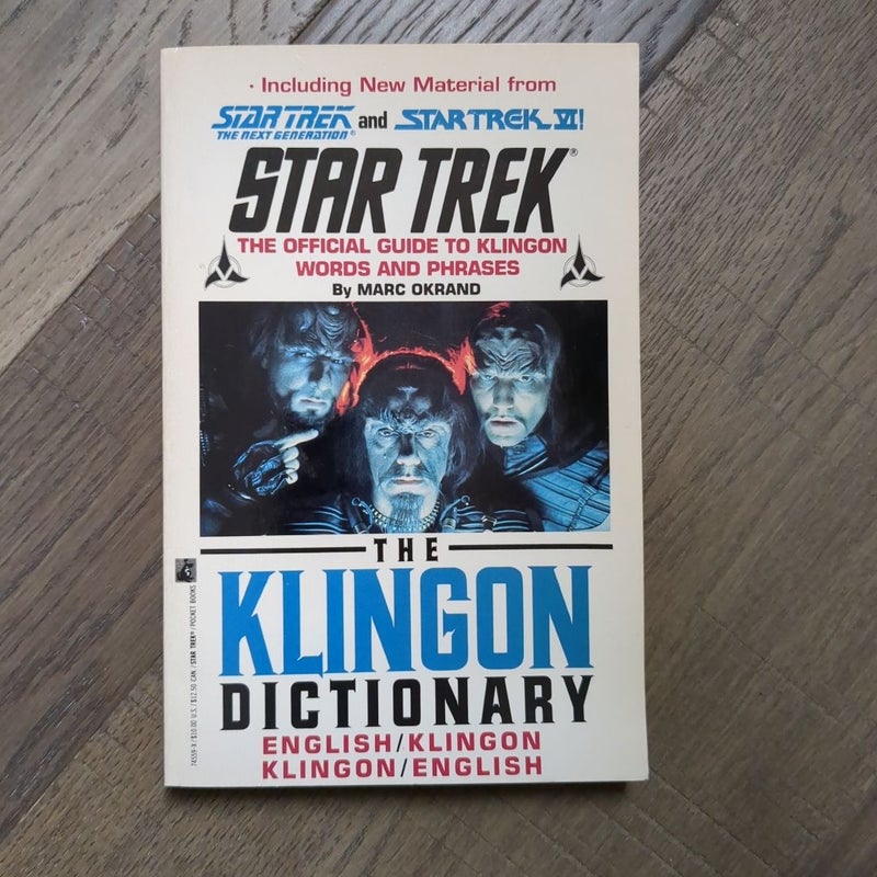 The Klingon Dictionary