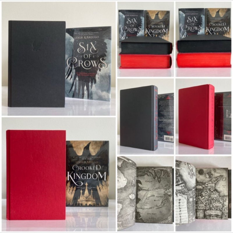 Six of Crows & Crooked Kingdom SIGNED First Editions First Printings 1/1