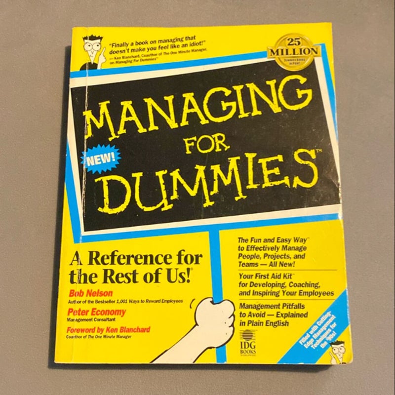 Managing for Dummies