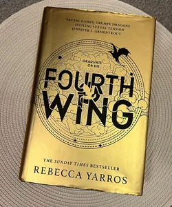 Signed UK 1st edition Fourth Wing
