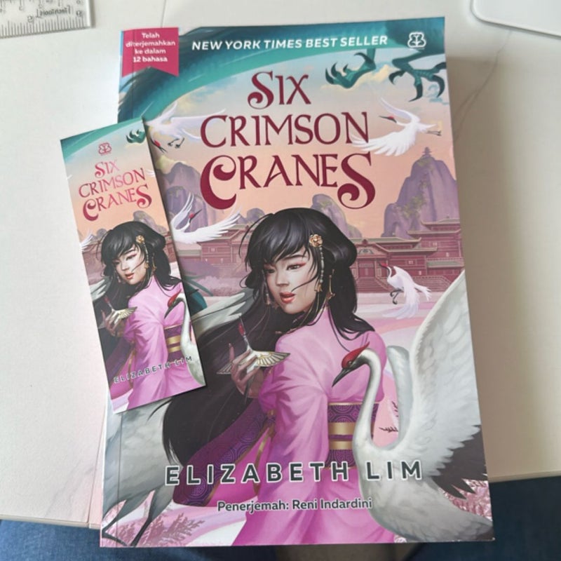 Six Crimson Cranes (Indonesian Edition)