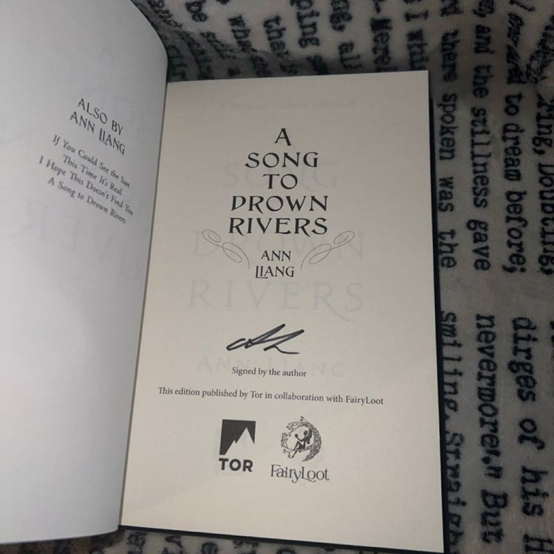 A Song to Drown Rivers