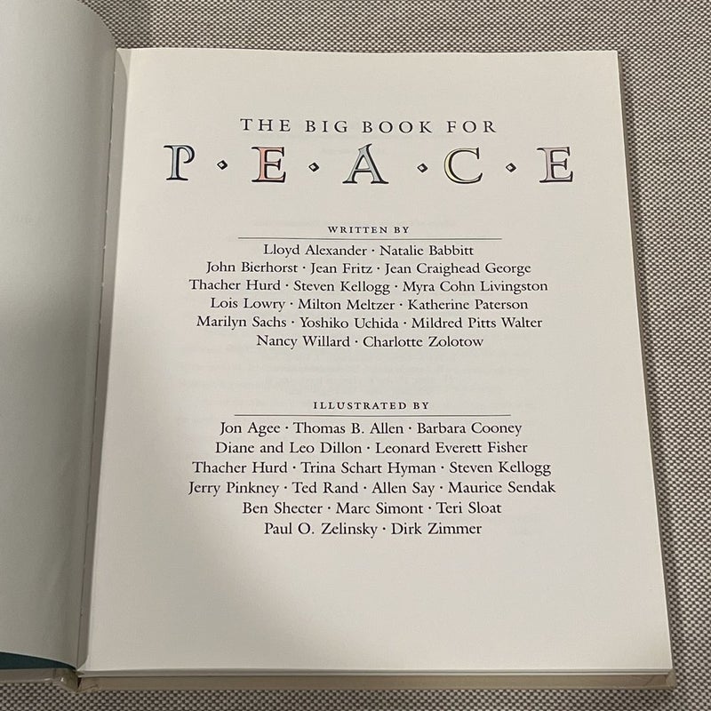 The Big Book for Peace
