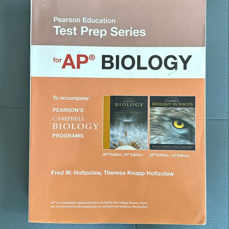 Preparing for the Biology AP* Exam (School Edition)