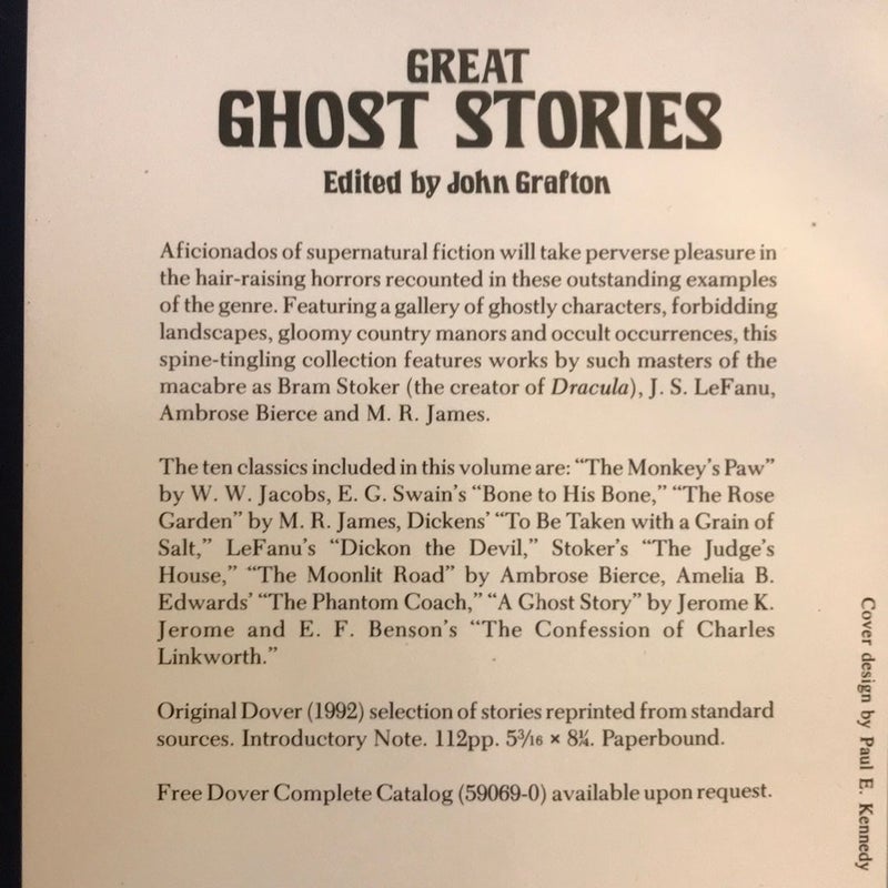 Great Ghost Stories ~ Unabridged 