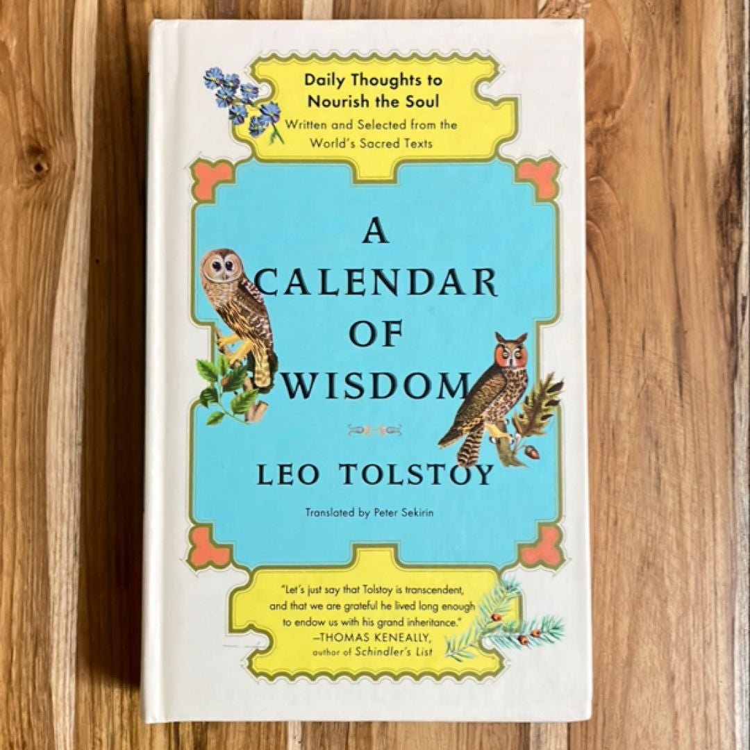 A Calendar of Wisdom