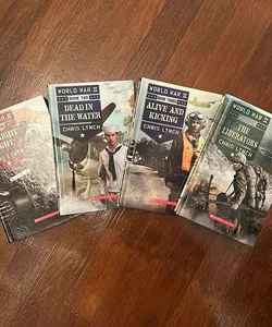 Set of 4 Hardcover World War II Books