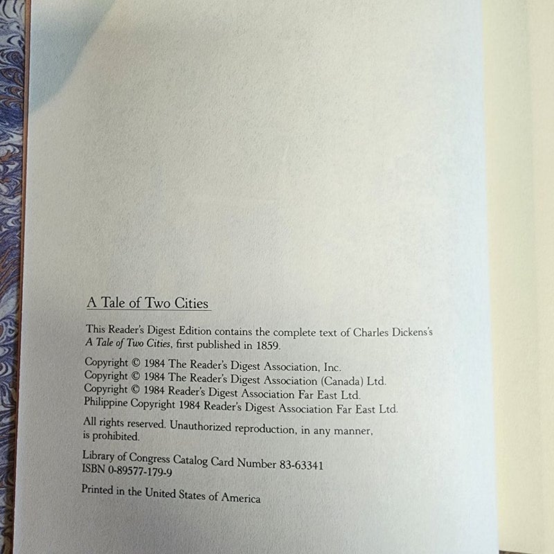 A Tale of Two Cities READERS DIGEST EDITION