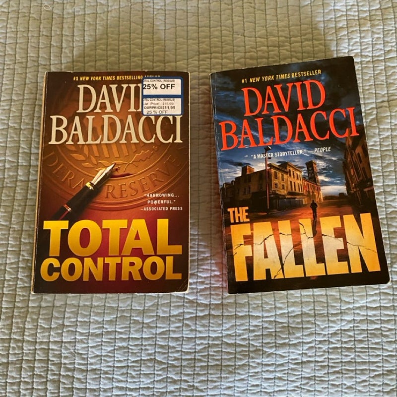 2 David Baldacci Paperback Books