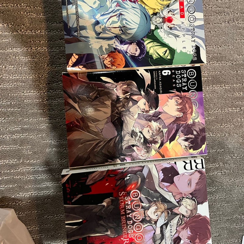 Bungo stray dogs 5-22, light novels and Japanese anthology