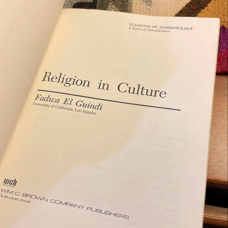 Religion in Culture