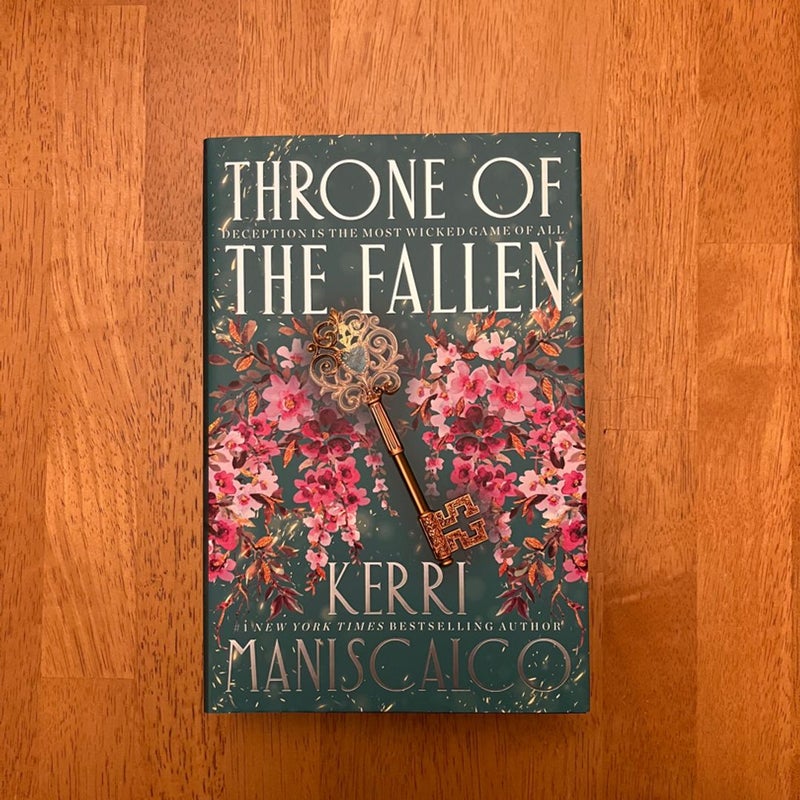 Fairyloot Throne of the Fallen by Kerri Maniscalco, Hardcover | Pangobooks