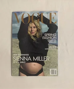Vogue Sienna Miller “New Beginnings Its a Girl” Issue Winter 2024 Magazine 