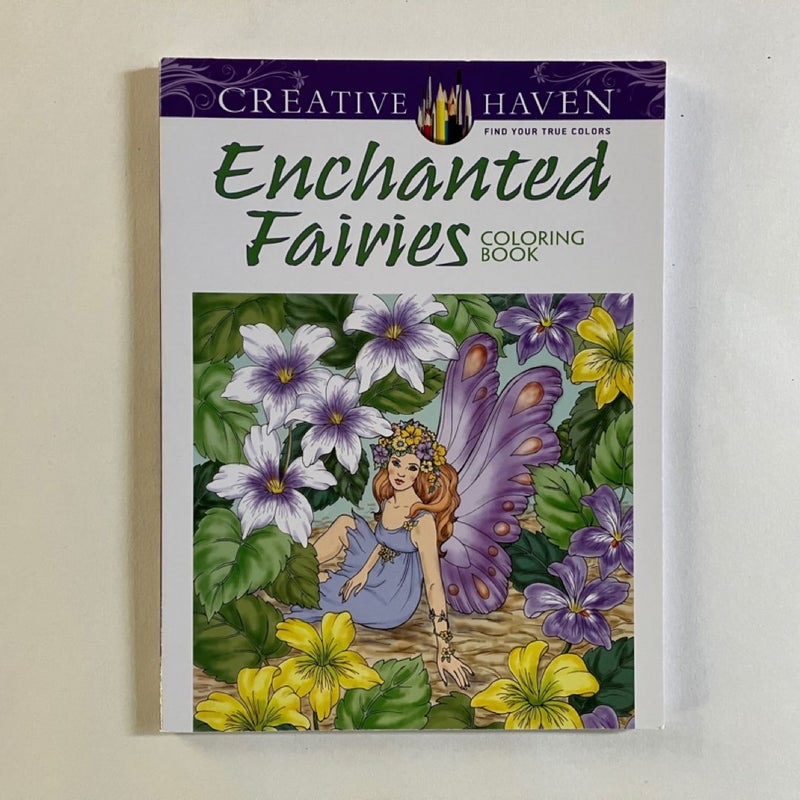 Creative Haven Mermaids, Enchanted Fairies, Unicorns Adult Coloring Books