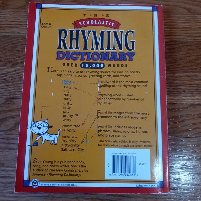 Scholastic Rhyming Dictionary