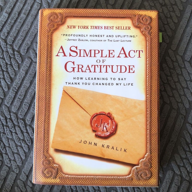 A Simple Act of Gratitude