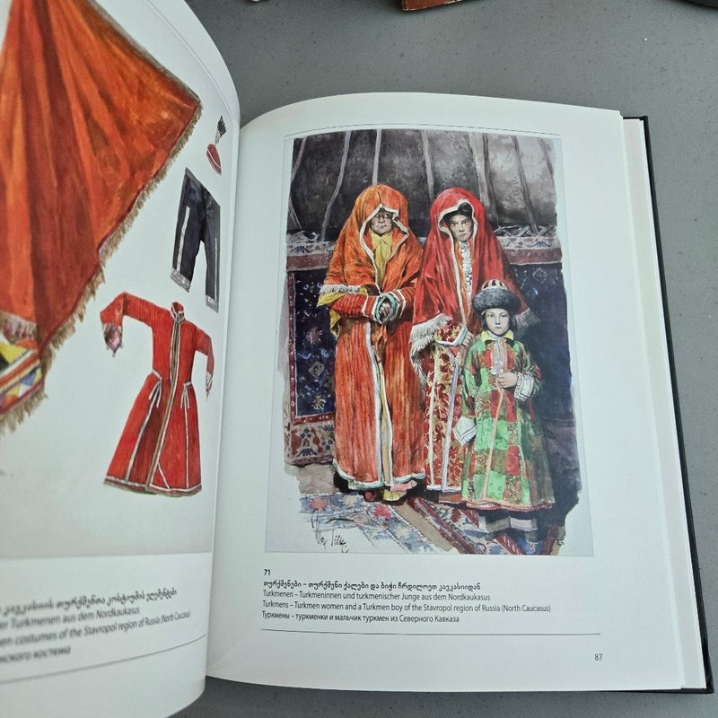 National Costumes of Caucasian People